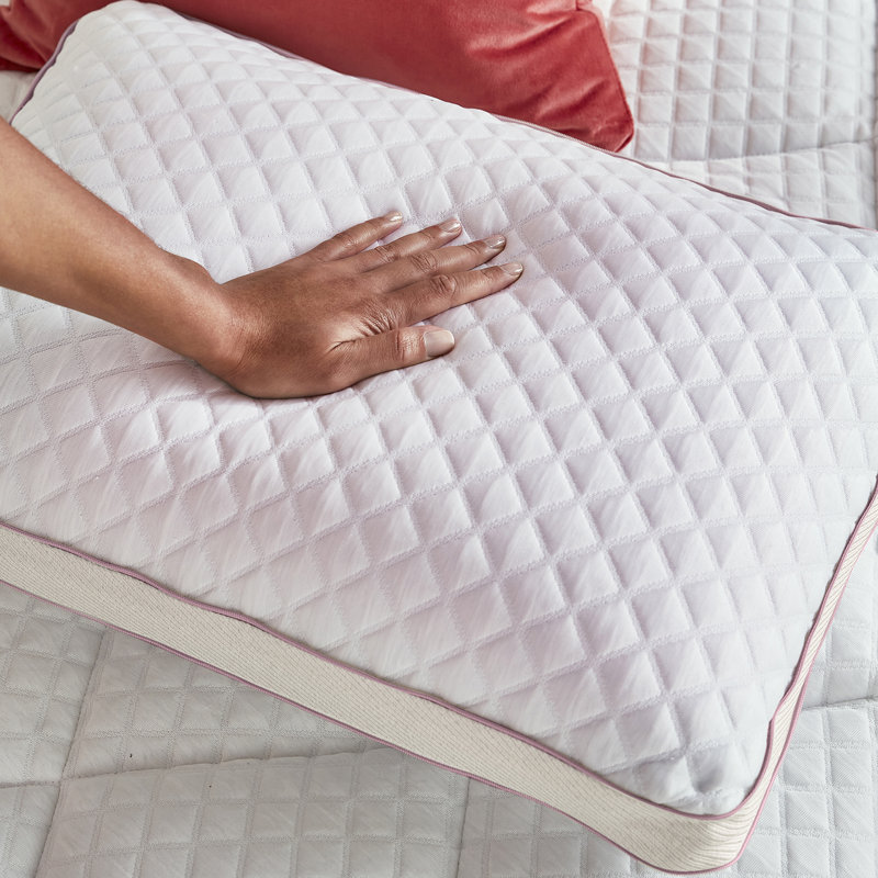 nue by Novaform Gel Memory Foam Plush Cooling Pillow & Reviews Wayfair